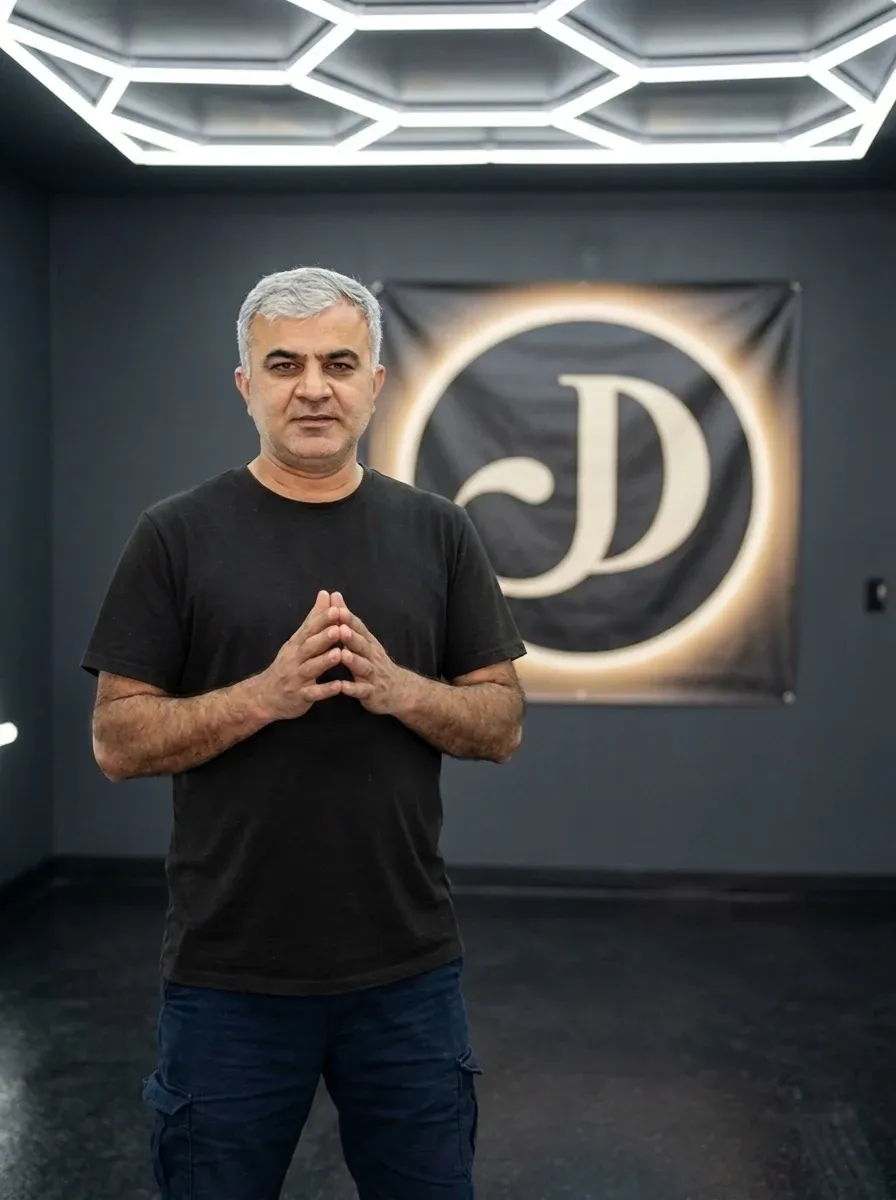Jai, owner of JD Mobile Auto Detailing, in his Abbotsford studio